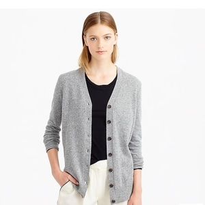 Pink J. Crew V-neck Cardigan